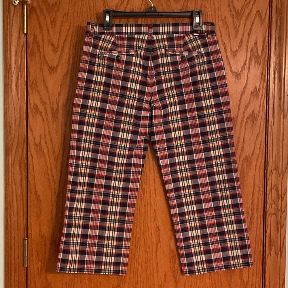 Tommy Hilfiger Plaid Cropped Pants - Picture 2 of 7